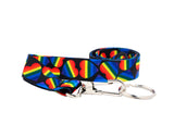 Bulk, Wholesale Rainbow Striped Heart Lanyards LGBTQ Gay Pride Awareness