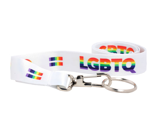 LGBTQ Bulk Rainbow Pride Lanyards LGBTQ Gay Pride Awareness