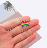 Republican Elephant Rainbow Striped Pride Pins - We Are Pride Wholesale