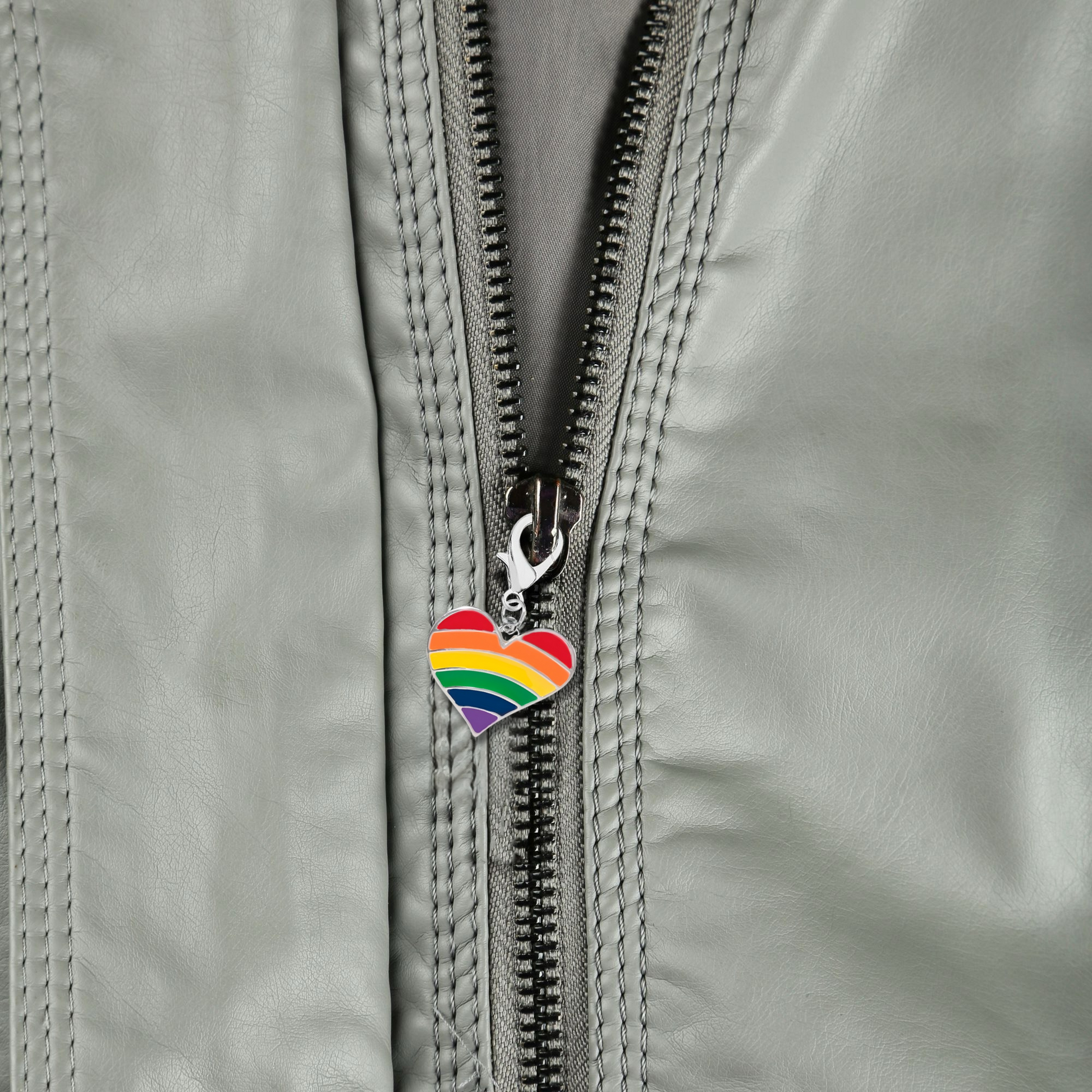 Bulk Rainbow Heart Hanging Charm, LGBTQ Gay Pride Awarenesss, LGBTQ Gay Pride Awareness