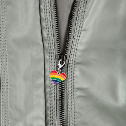 Bulk Rainbow Heart Hanging Charm, LGBTQ Gay Pride Awarenesss, LGBTQ Gay Pride Awareness