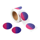 Bisexual Circle Stickers (250 per Roll)