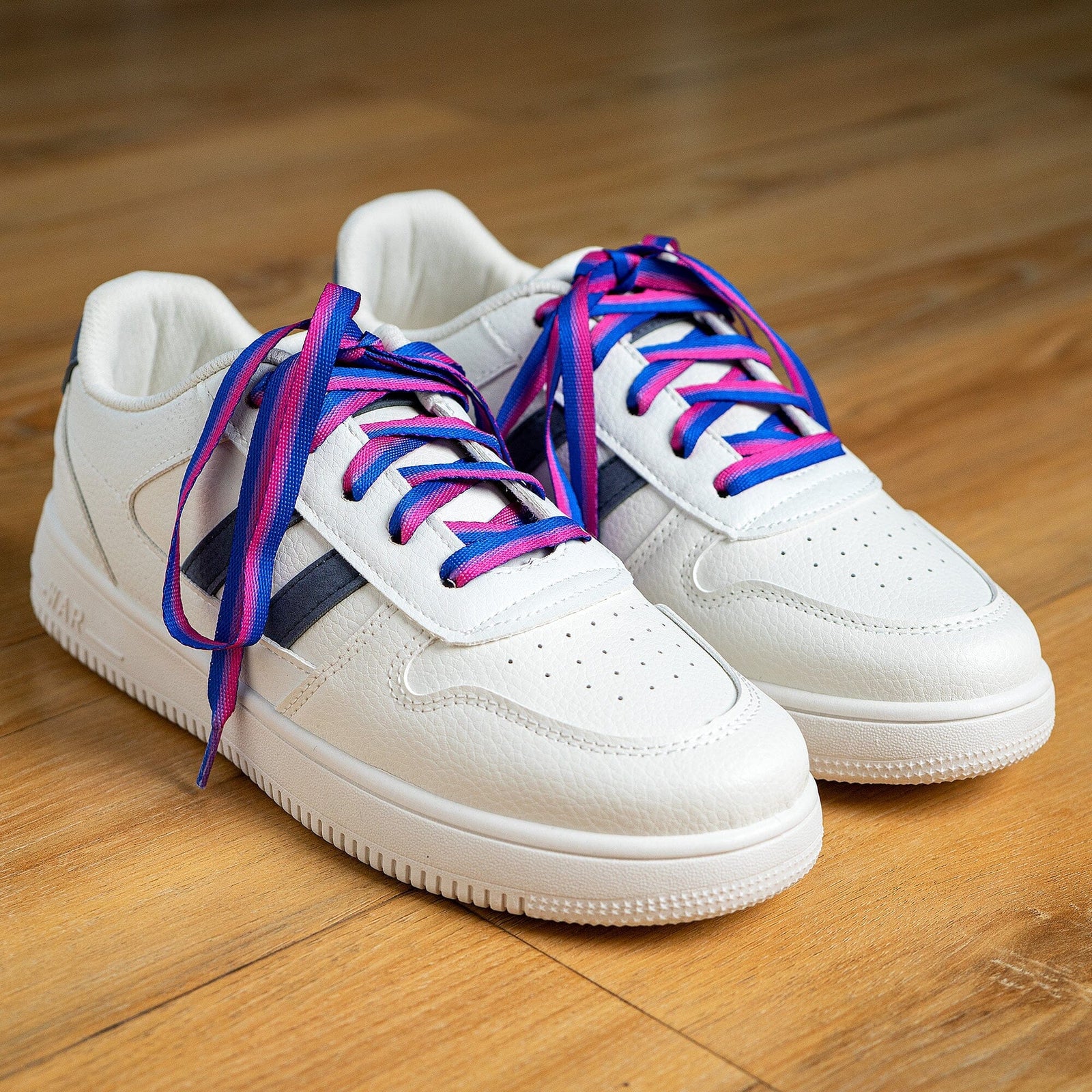 Bisexual Flag Shoe Laces, Bisexual Laces for Shoes, PRIDE Gear