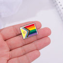 Bulk Daniel Quasar Intersex-Inclusive Flag Silicone Pins | Colorful LGBTQ Pins | Bulk Packs Available