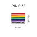 Wholesale Bulk Pack - Equality For All - Vibrant Rainbow Pins