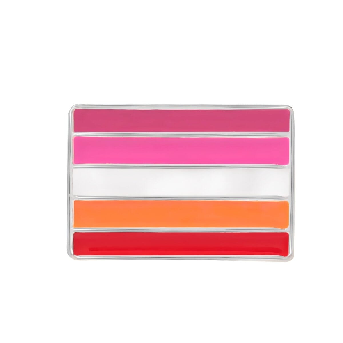 Bulk Pack of Vibrant Lesbian Flag Pins - Show Your Pride with Style