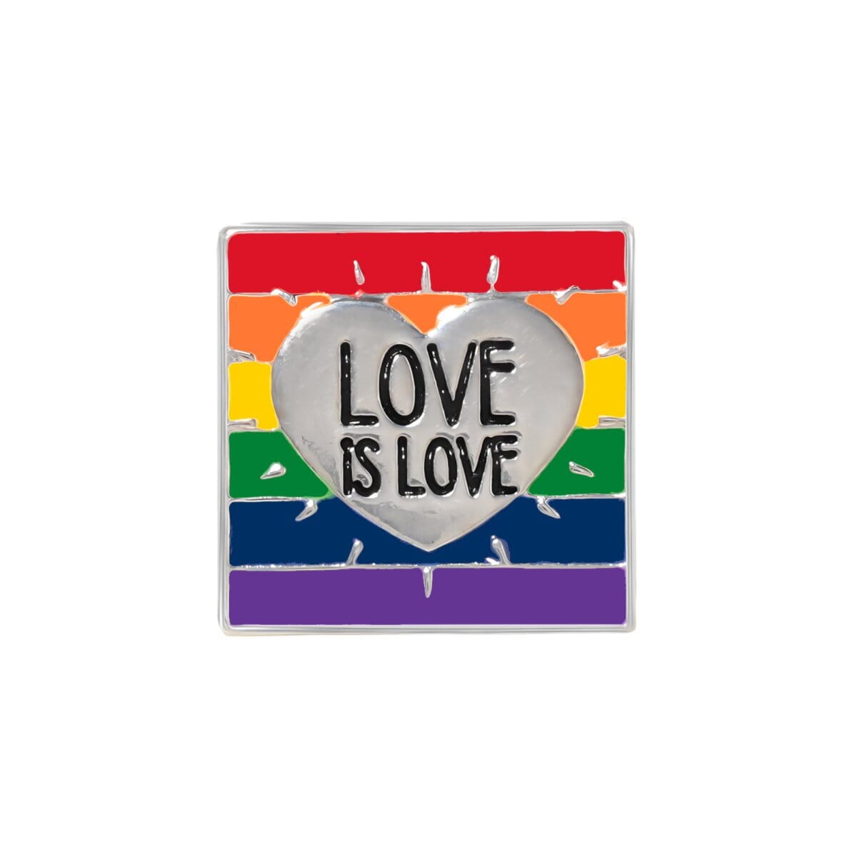 Bulk Love Is Love Rainbow Pins - LGBTQ+ Love Pins