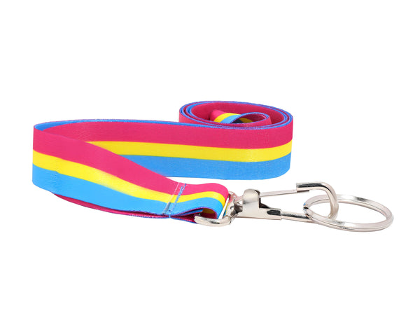 Bulk Pansexual Flag Lanyards – Perfect for Badge Holders – Available in Bulk Packs
