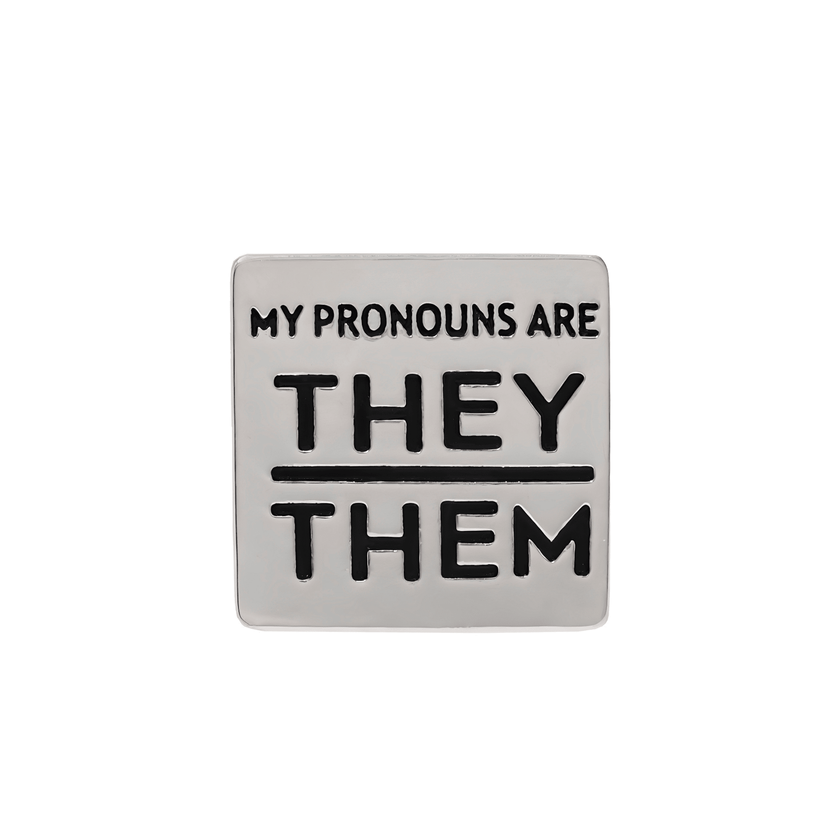Bulk They Them Pronoun Pins - Economical LGBTQ Pride Accessory