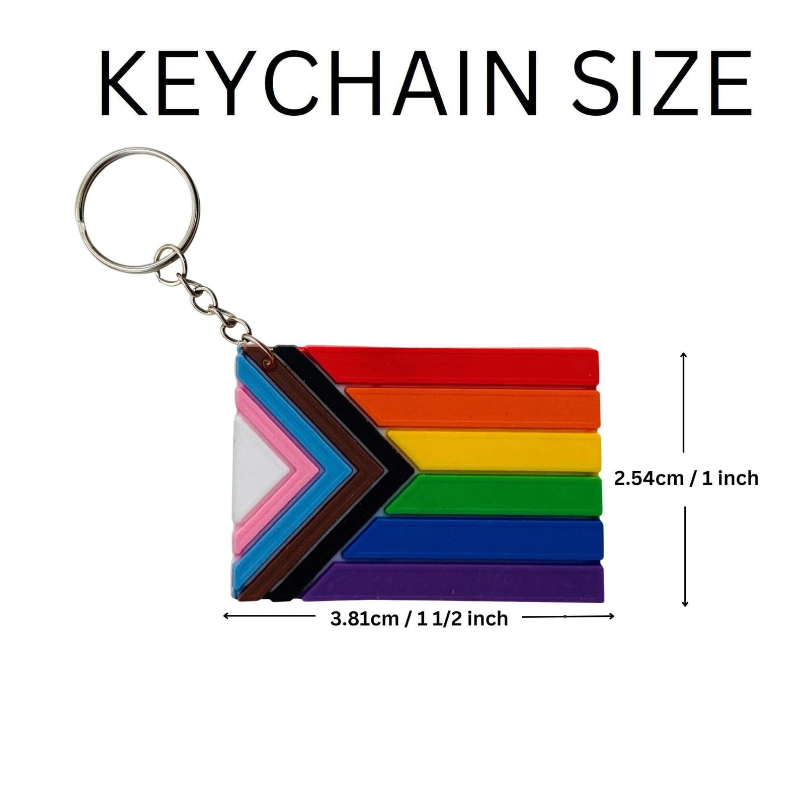 Daniel Quasar Flag Key Chains, Inexpensive Gay Pride Quasar Items