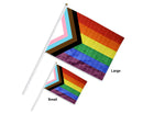 Daniel Quasar Flags on a Stick, Quasar Progress Pride Flags