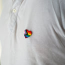 Daniel Quasar Heart Pins, Quasar Flag Gay Pride Pins, Progress Pride
