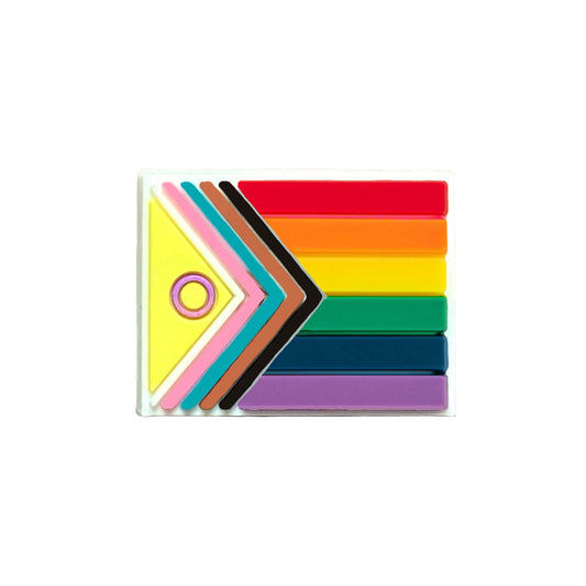 Bulk Daniel Quasar Inclusive Progress Pride Flag Pins for PRIDE Parades, Events