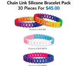 Gay Pride Chain Link Bracelet Variety Pack