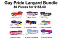 Small Gay Pride Lanyard Bundle (80 Pieces)