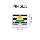 Heterosexual Straight Ally Flag Pin