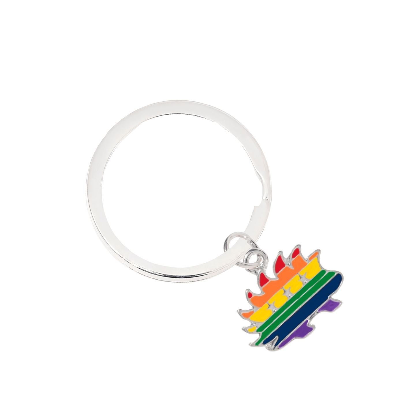 Libertarian Rainbow Porcupine Key Chains - We Are Pride