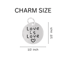 Love Is Love Gay Pride Key Chains in Bulk Wholesale, LGBTQ Awareness Jewelry