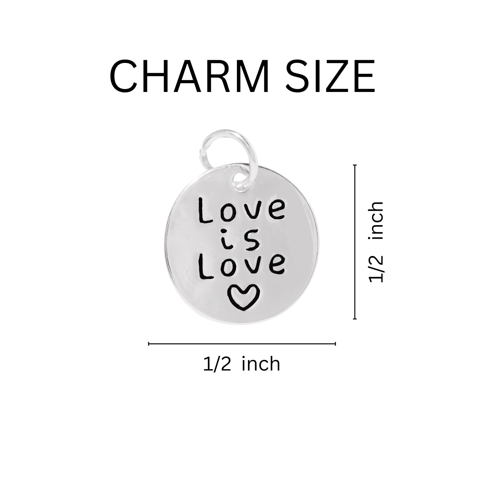 Love Is Love Rainbow Heart Retractable Charm Bracelets - Wholesale