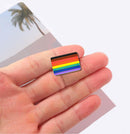 Bulk Philadelphia 8 Stripe Pride Rainbow Flag Silicone Pins