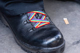 Rainbow Striped Shoelaces, LGBTQ Gay Pride