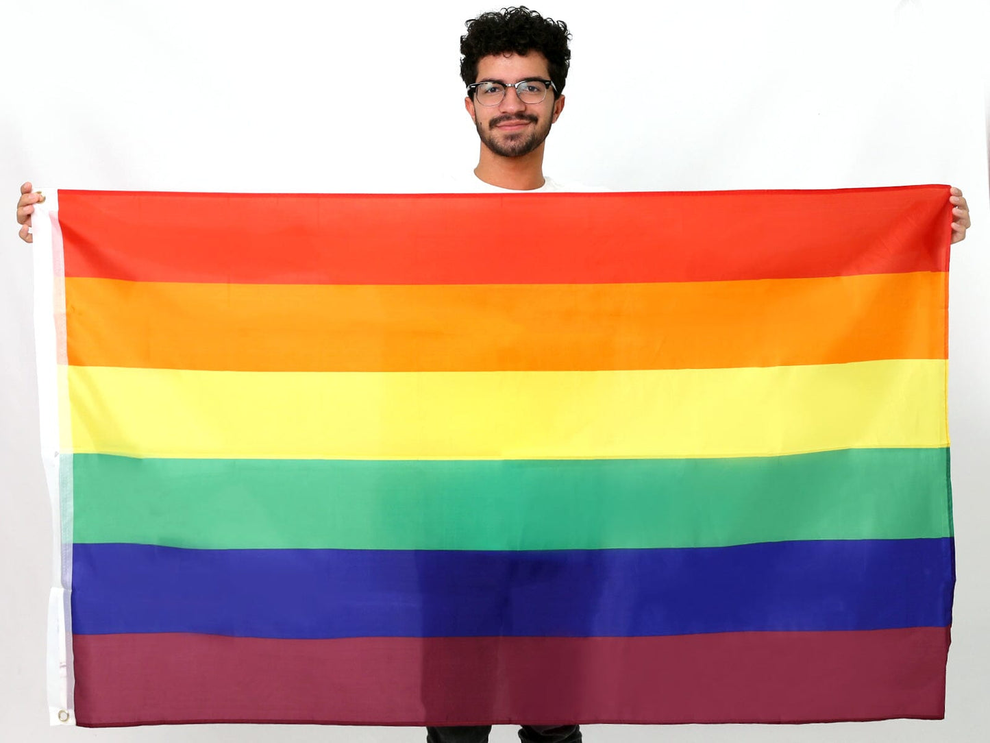 Rainbow 3 Feet by 5 Feet Nylon PRIDE Flag, Pride Parade Flags