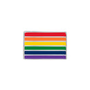 Rectangle Gay Pride Rainbow Flag Pins, LGBTQ Gay Pride Awareness Pins