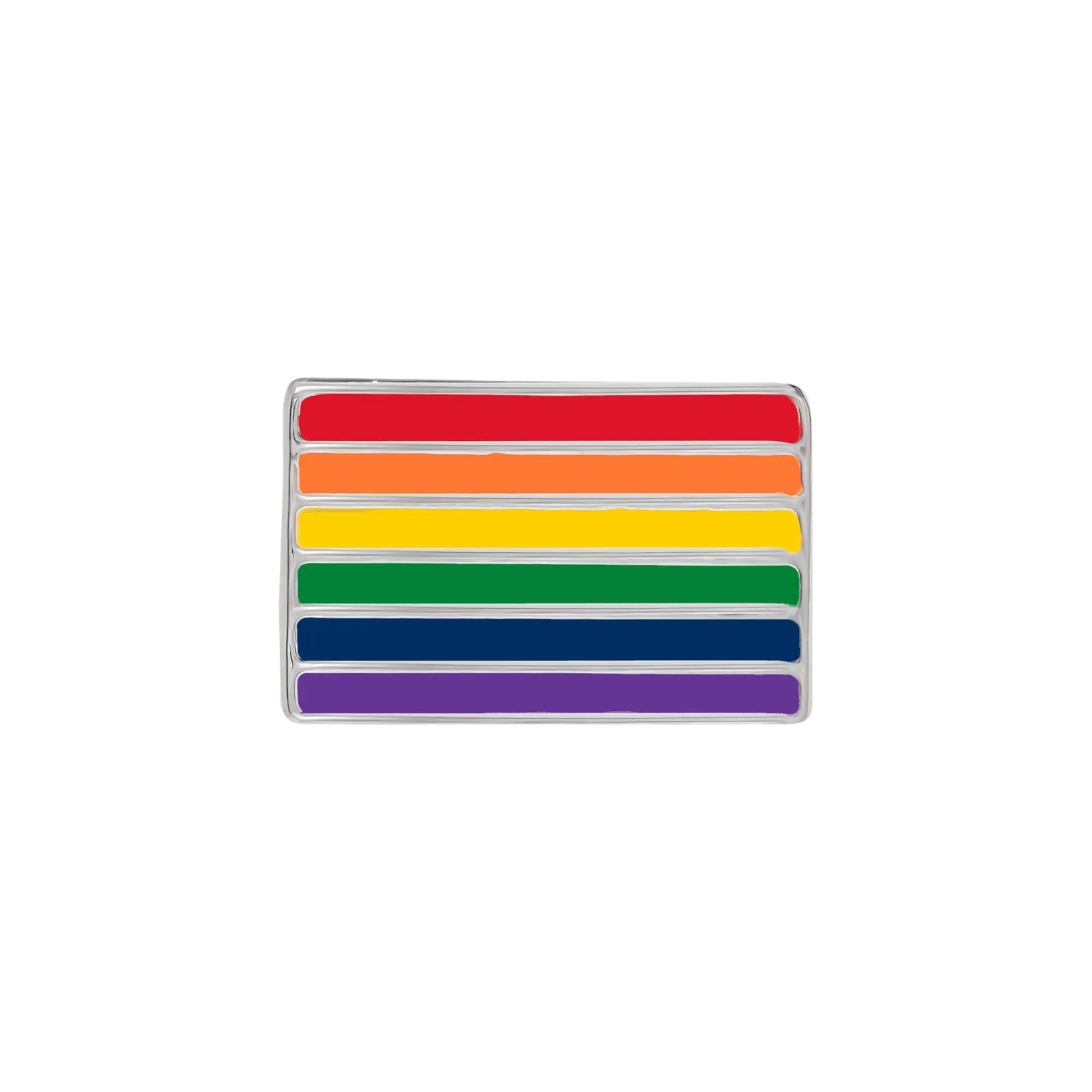 Rectangle Gay Pride Rainbow Flag Pins, LGBTQ Gay Pride Awareness Pins