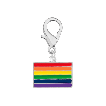 Rectangle Rainbow LGBTQ Pride Hanging Charms - We are Pride