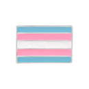 Rectangle Transgender Striped Pins