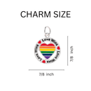 Rainbow Pride Chunky Charm Bracelets in Bulk - We Are Pride