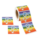 Same Sex Female Symbol Stickers (250 per Roll)
