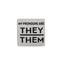 Wholesale They/Them Square Pronoun Pins for Gay Pride, PRIDE Pins