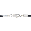 Straight Ally Gay Pride Black Leather Cord Bracelet