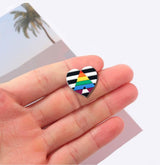 Straight Ally Allies LGBTQ Gay Pride Heart Silicone Pins - We Are Pride Wholesale