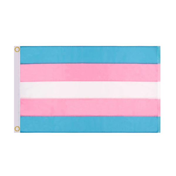 Transgender Pride 3 Feet by 5 Feet Nylon Flag