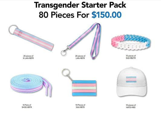 Transgender Variety Pack Kits for PRIDE Parades, Events